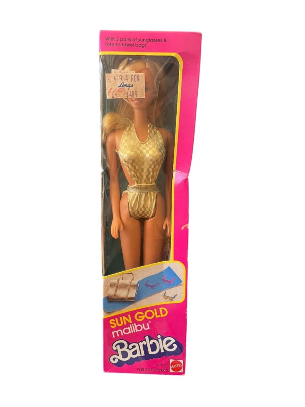 Vintage 1983 Sun Gold Malibu Barbie No 1067 New In Box